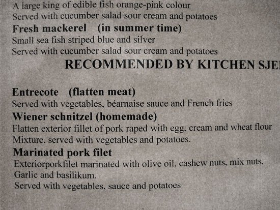 dinner at schr�der