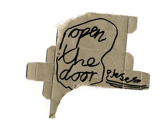open the door pleses