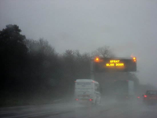 spray slow down...