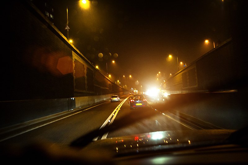 driving with drizzle