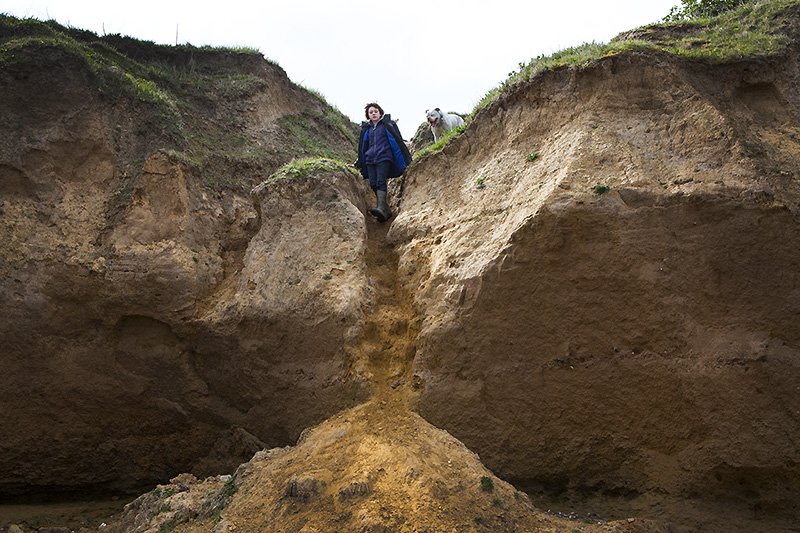 unstable cliffs